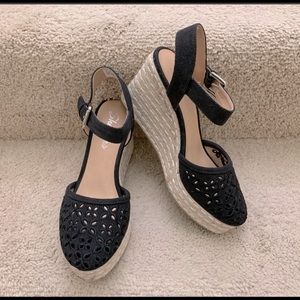Skechers Eyelet Espadrille Wedges